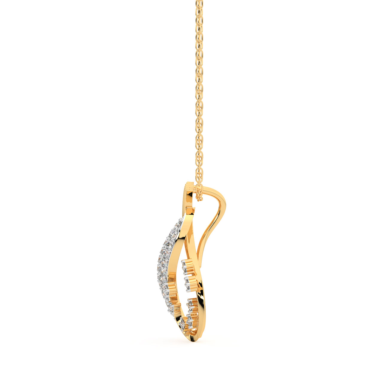 Tyler Round Diamond Pendant