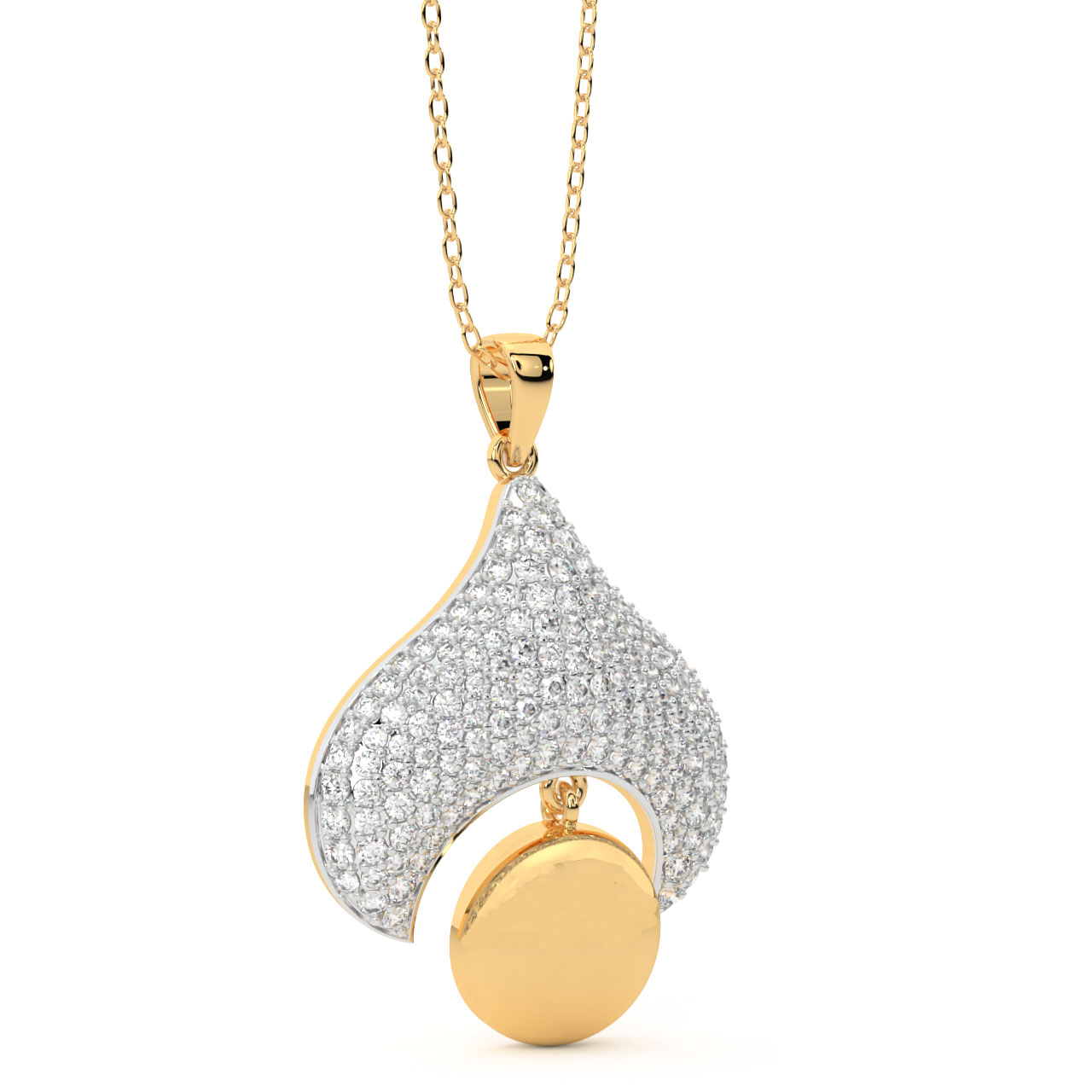 Aria Diamond Office Wear Pendant