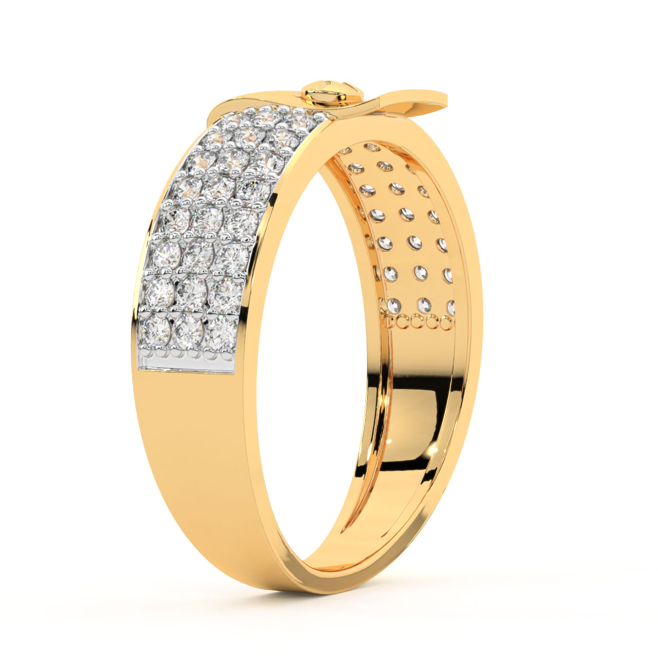 Viva Round Diamond Ring For Men