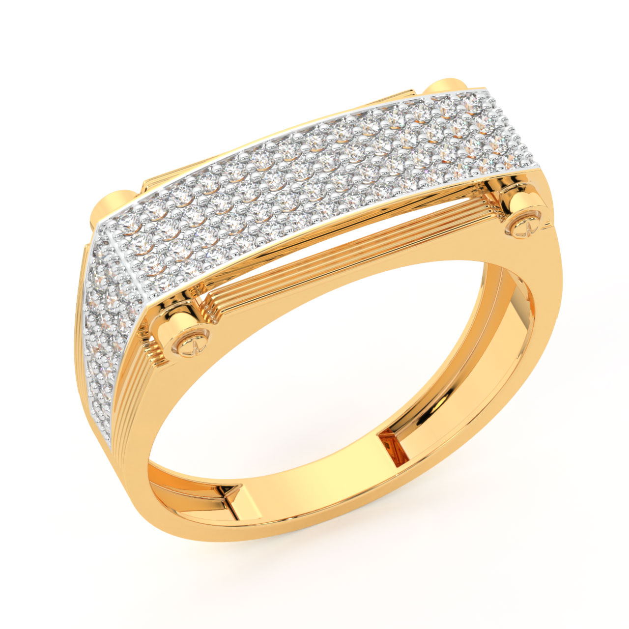 Yellow gold custom bespoke signet ring – Eterling Jewellery