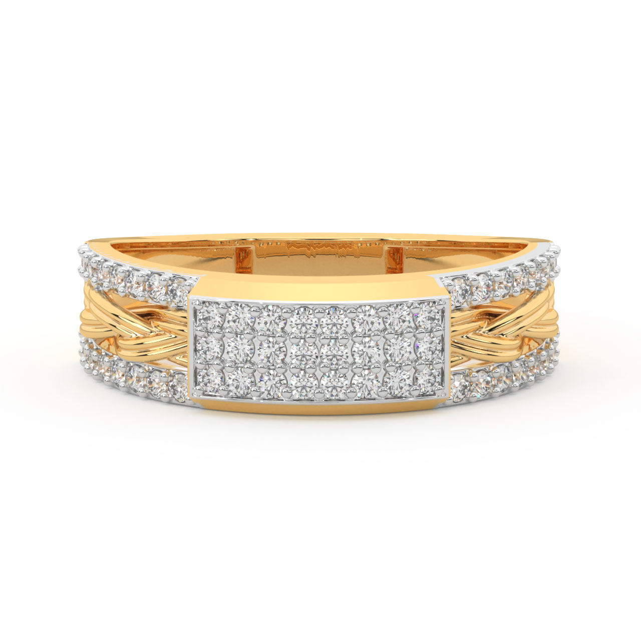 Larina Round Diamond Ring For Men