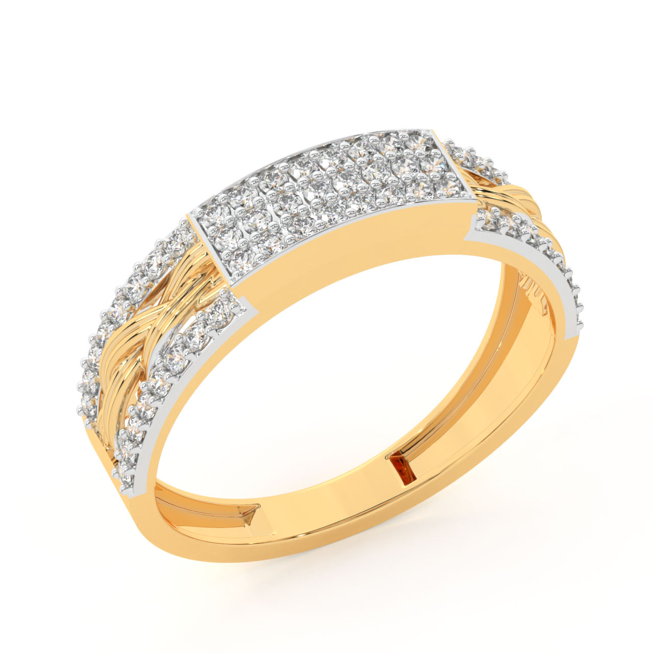 Larina Round Diamond Ring For Men
