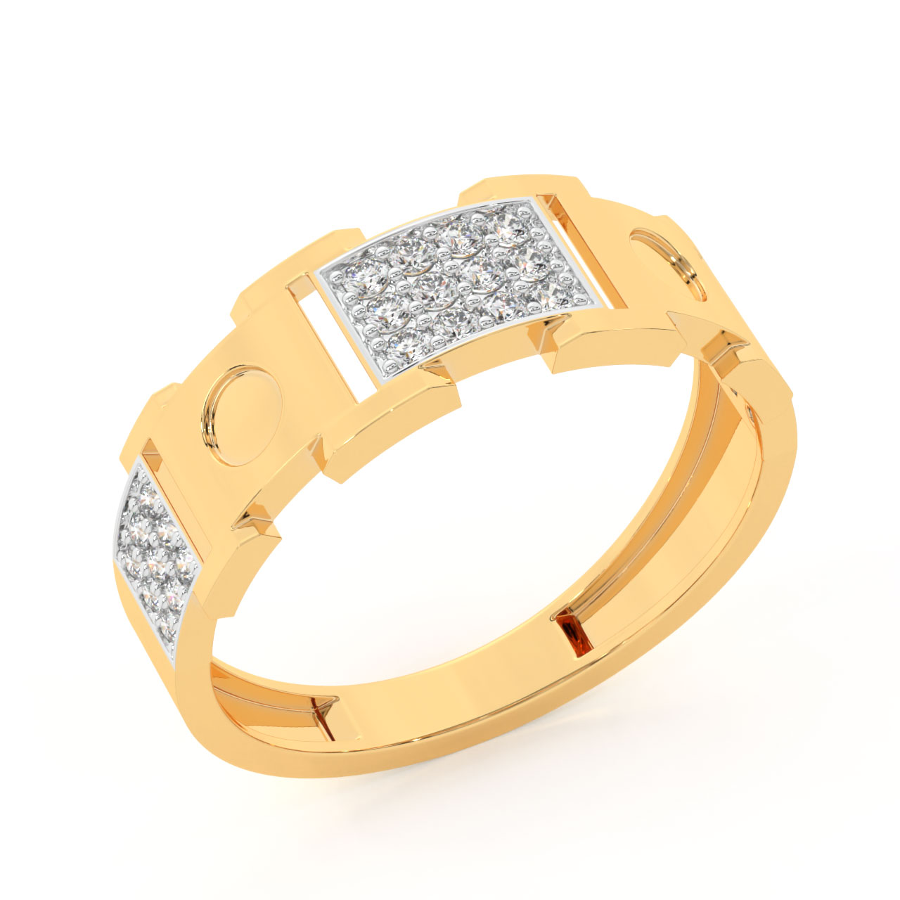 Larina Round Diamond Ring For Men