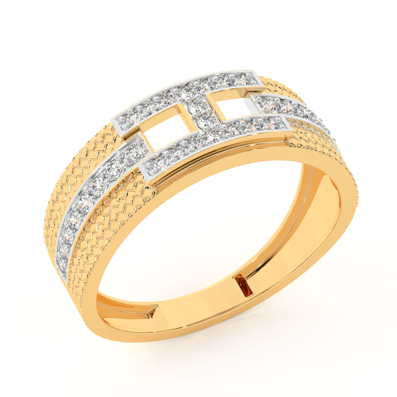 Malinda Round Diamond Ring For Him