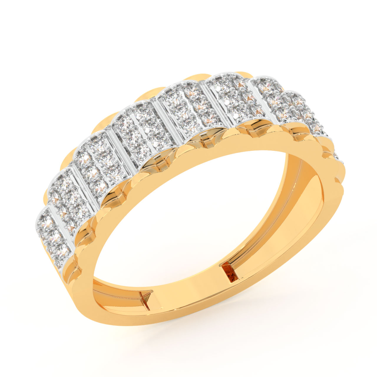 Meara Round Diamond Ring For Men