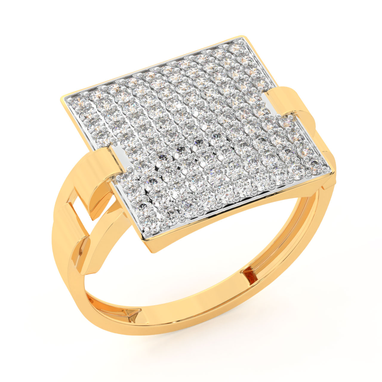 Diantha Round Diamond Ring For Men