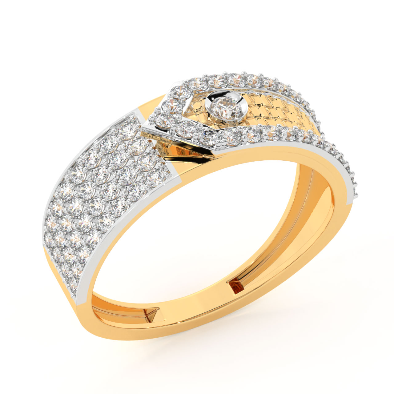 Max Round Diamond Ring For Him