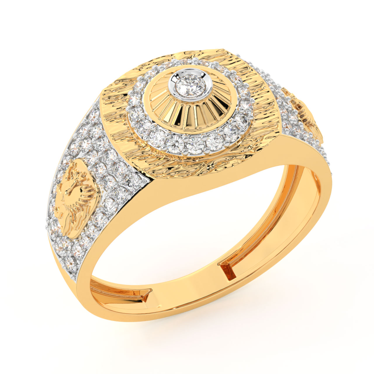 Daniel Round Diamond Ring For Men