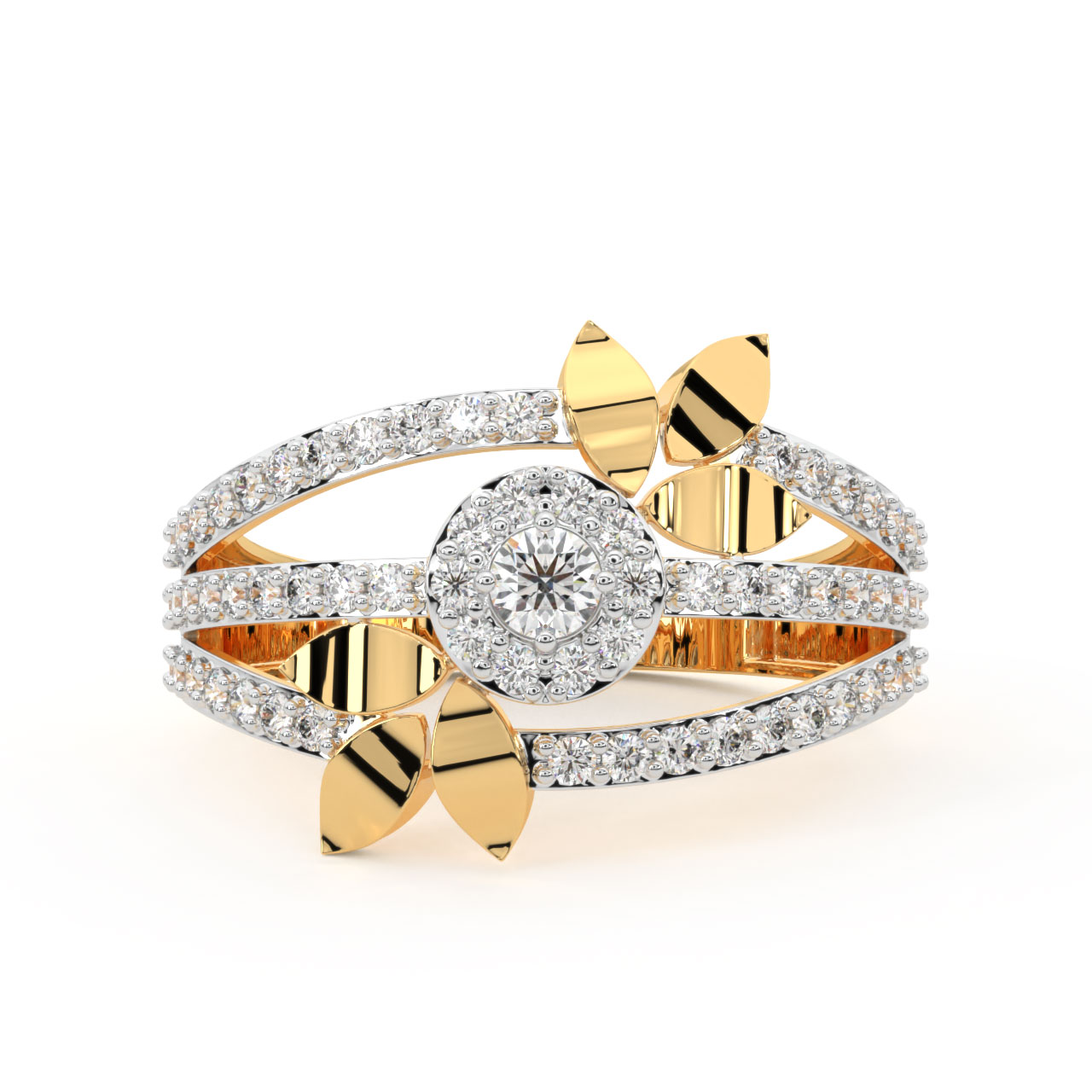 Gille Round Diamond Engagement Ring