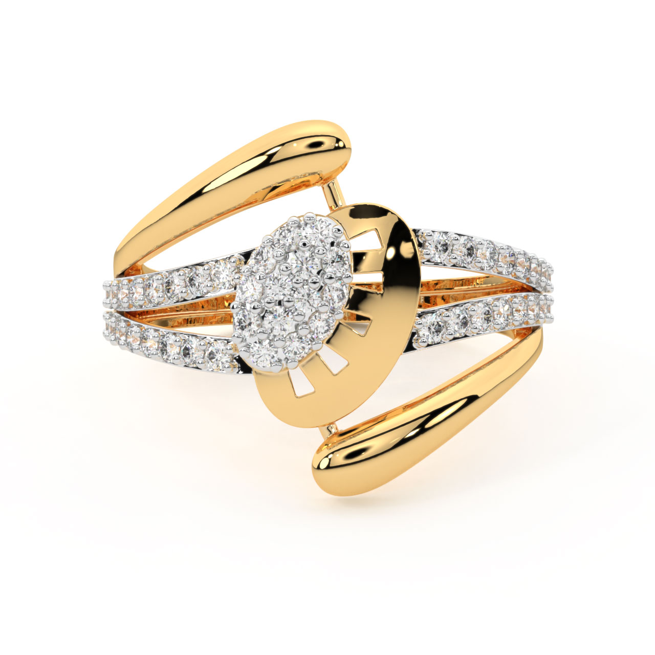 Tynan Round Diamond Engagement Ring