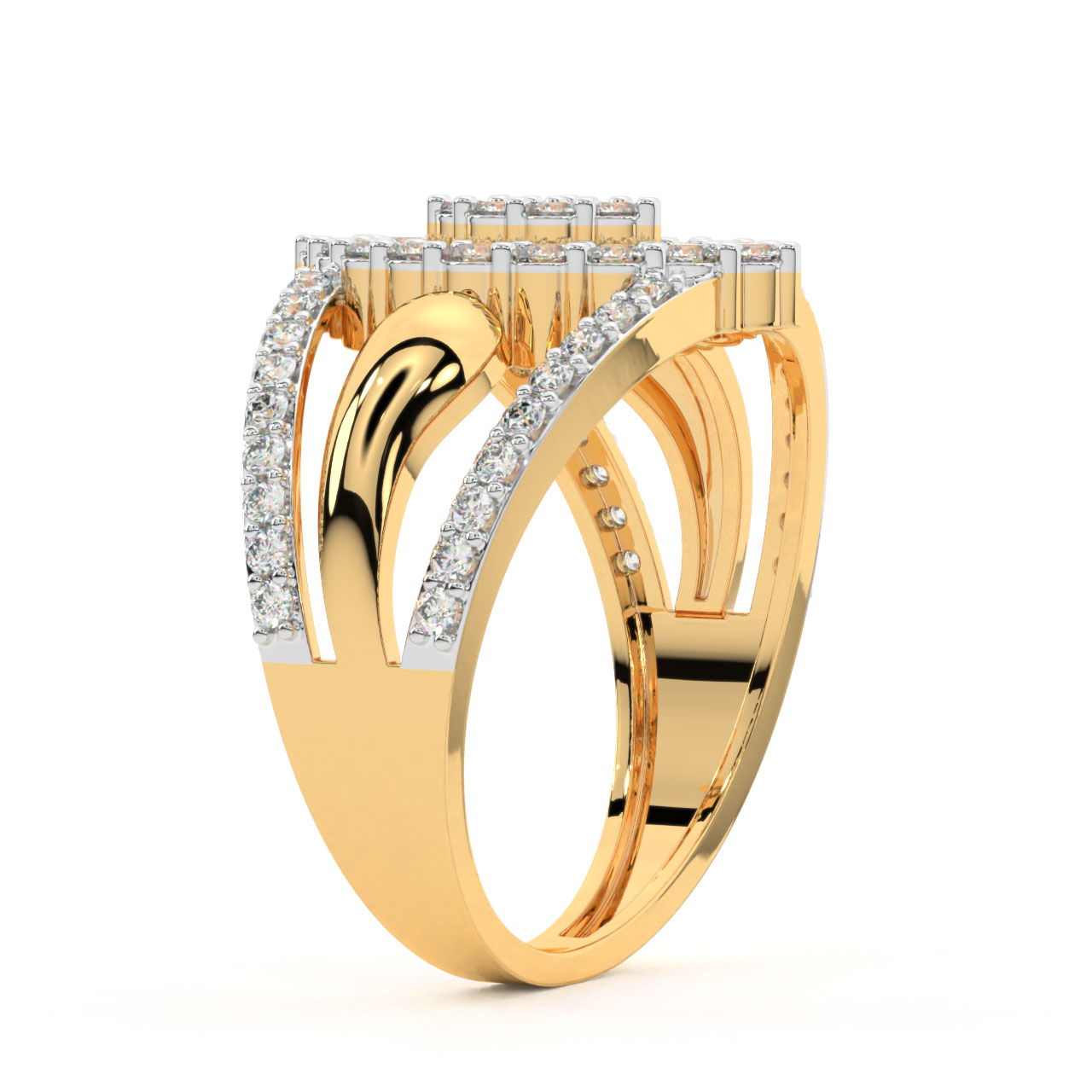 Jihan Round Diamond Engagement Ring