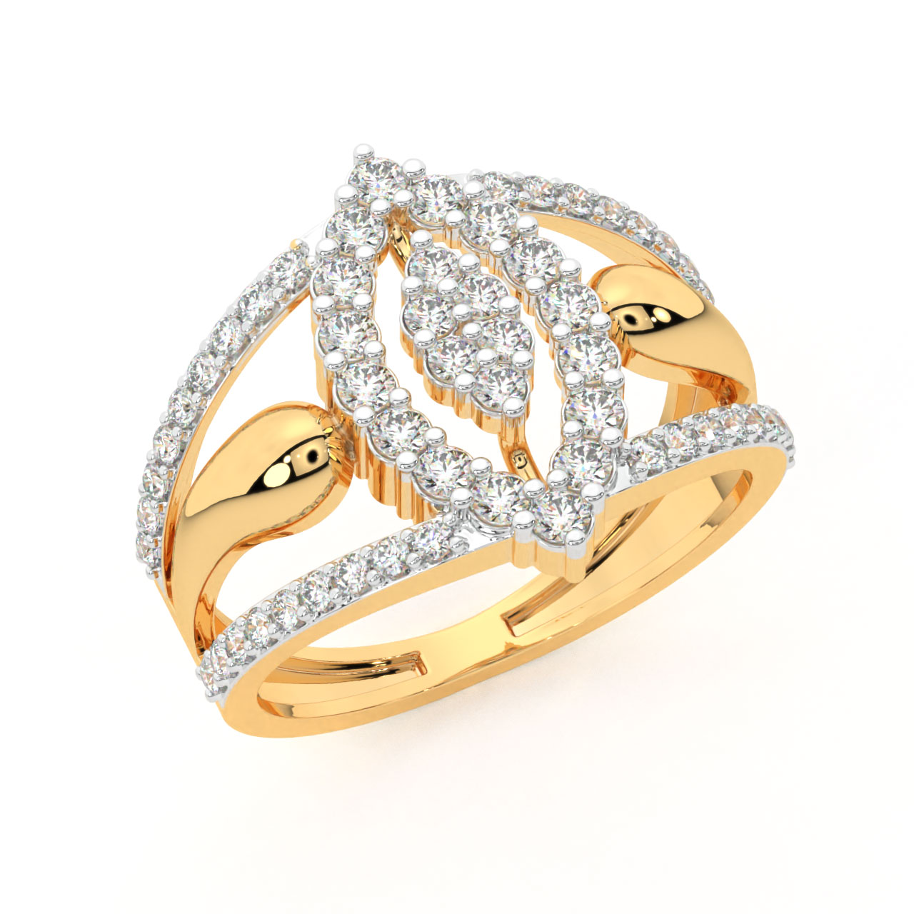 Jihan Round Diamond Engagement Ring