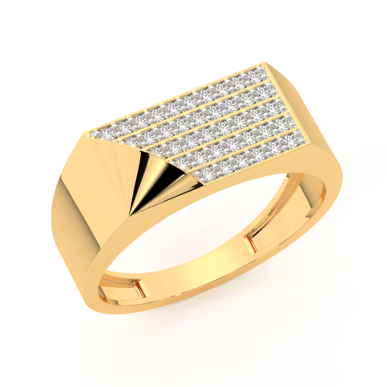 Tyee Round Diamond Engagement Ring For Men