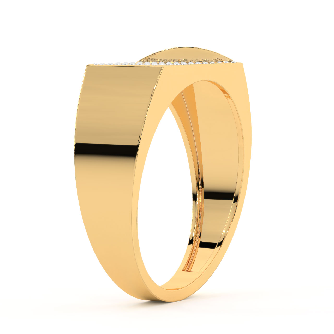 Men Simple Round Ring | wellishottubsmoheganlake.com