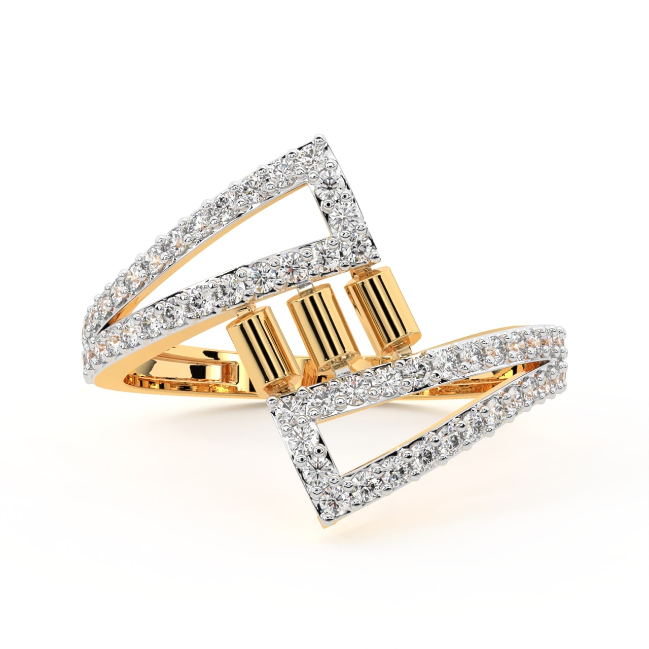 Akira Round Diamond Engagement Ring
