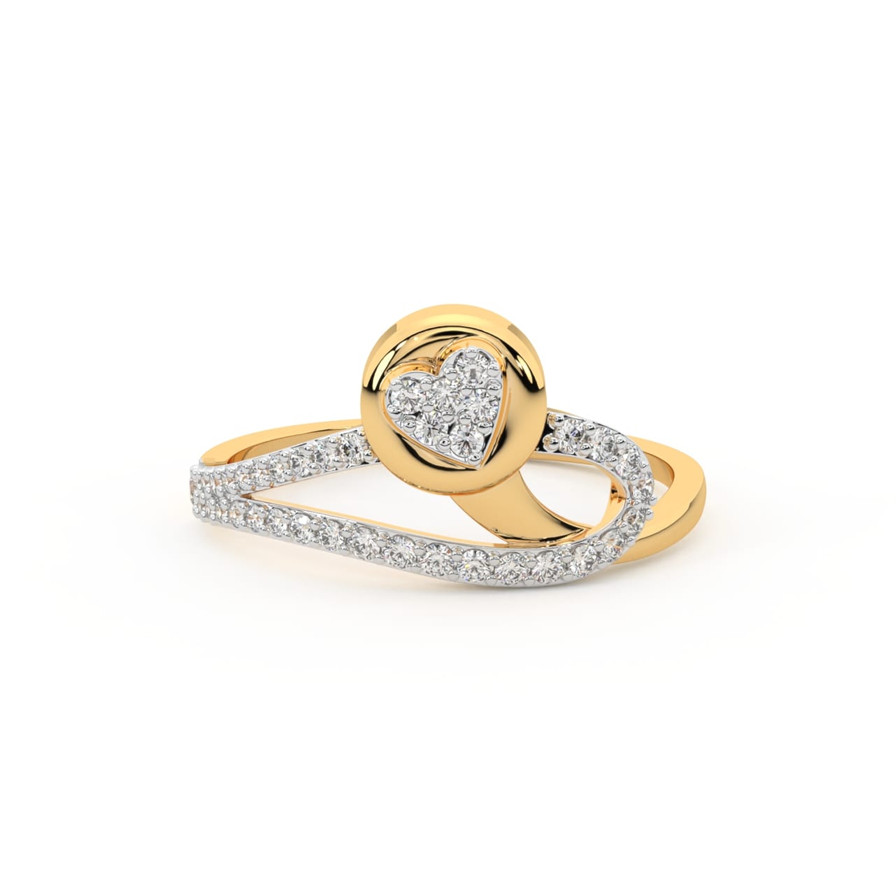 Chinami Round Diamond Engagement Ring