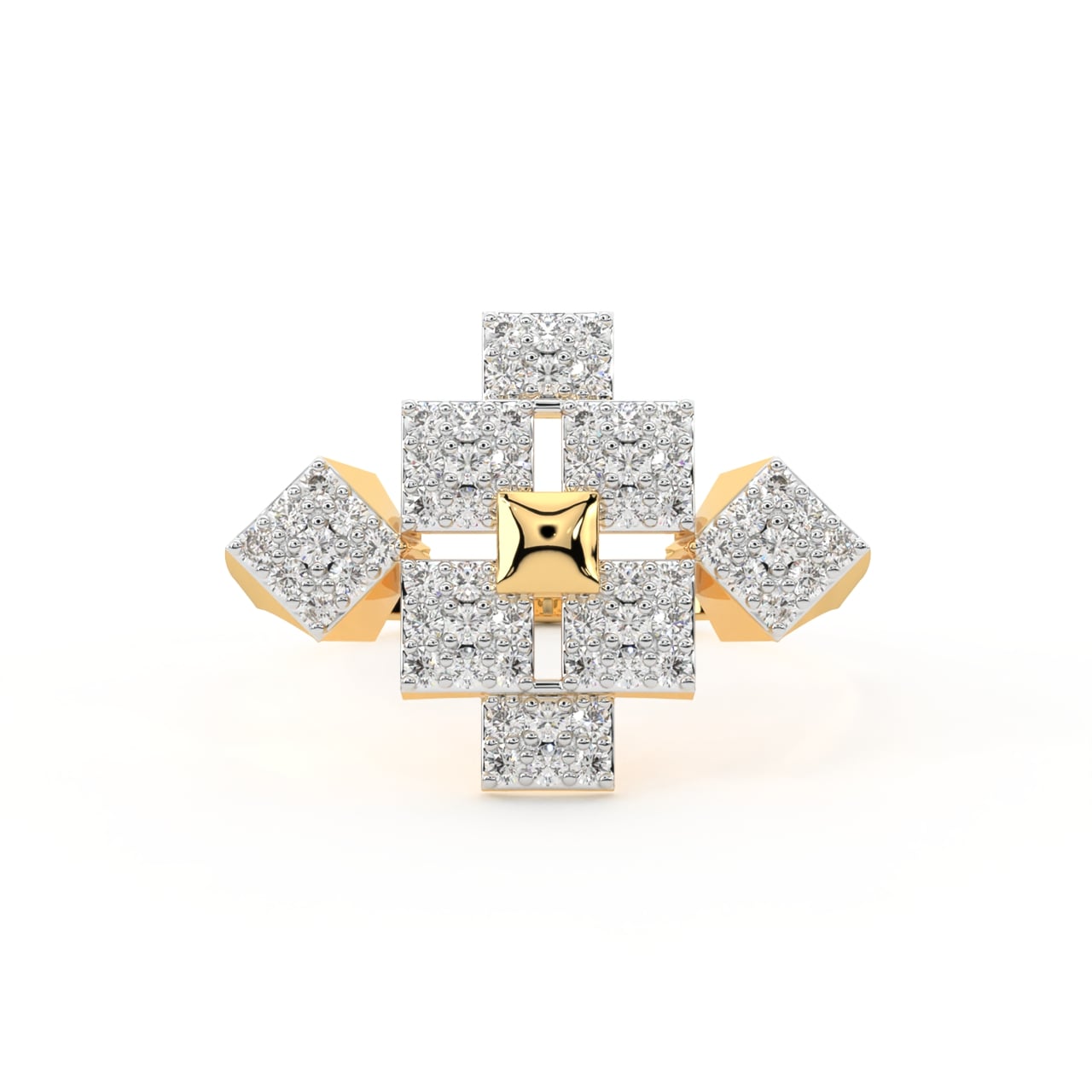 Berit Round Diamond Engagement Ring