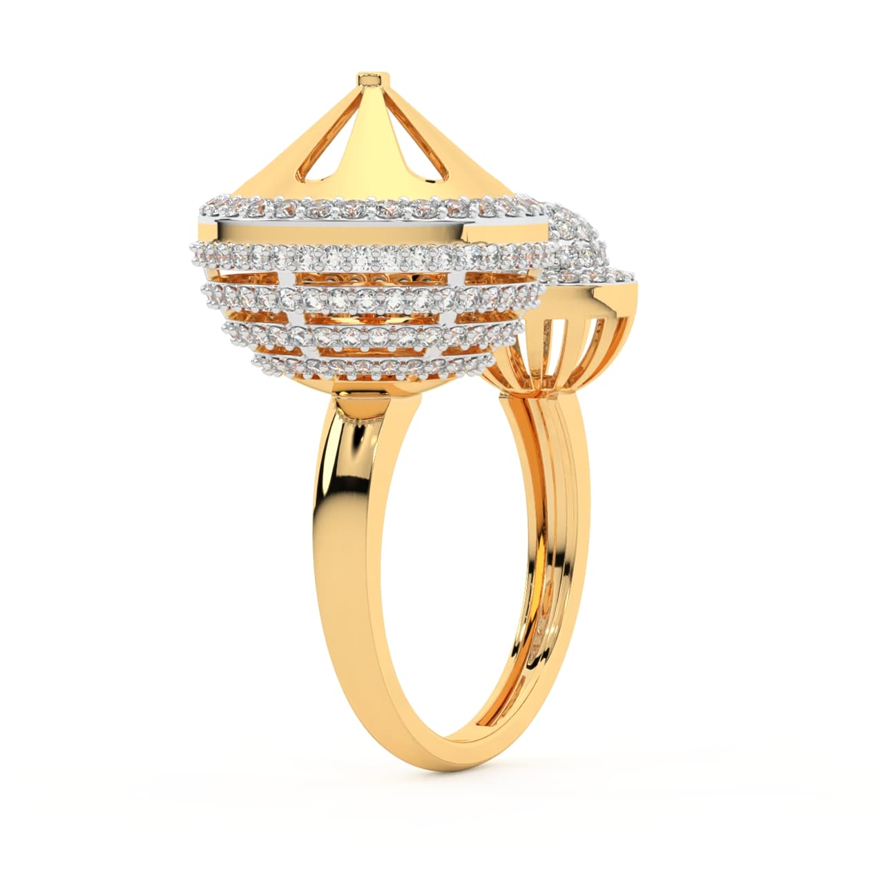 Mallory Round Diamond Engagement Ring