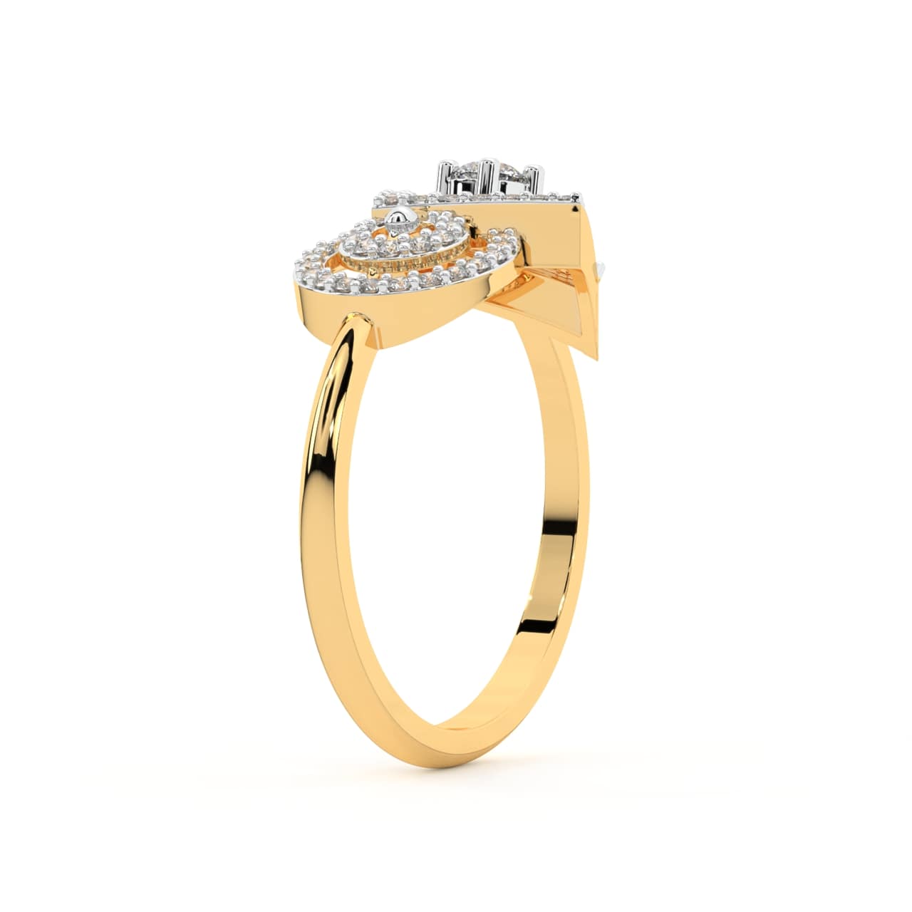 Adara Round Diamond Engagement Ring