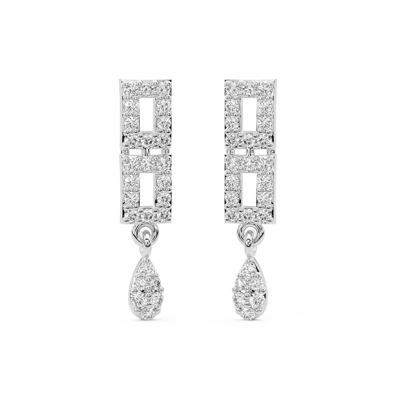 Denita Round Diamond Earrings