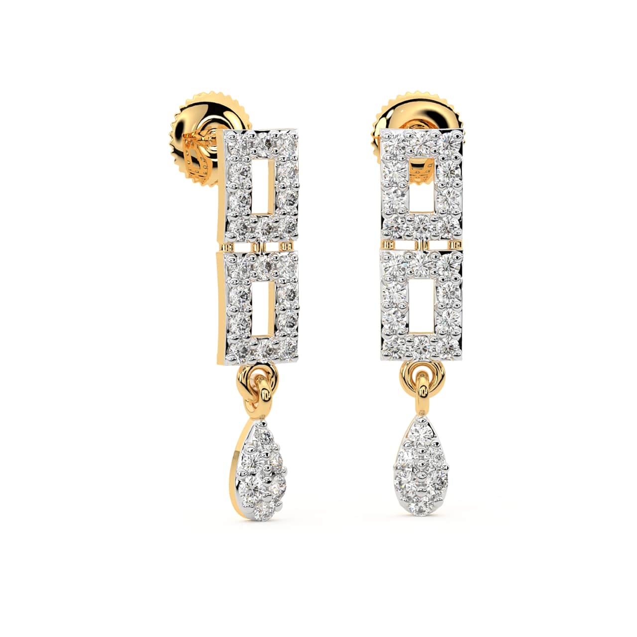 Denita Round Diamond Earrings