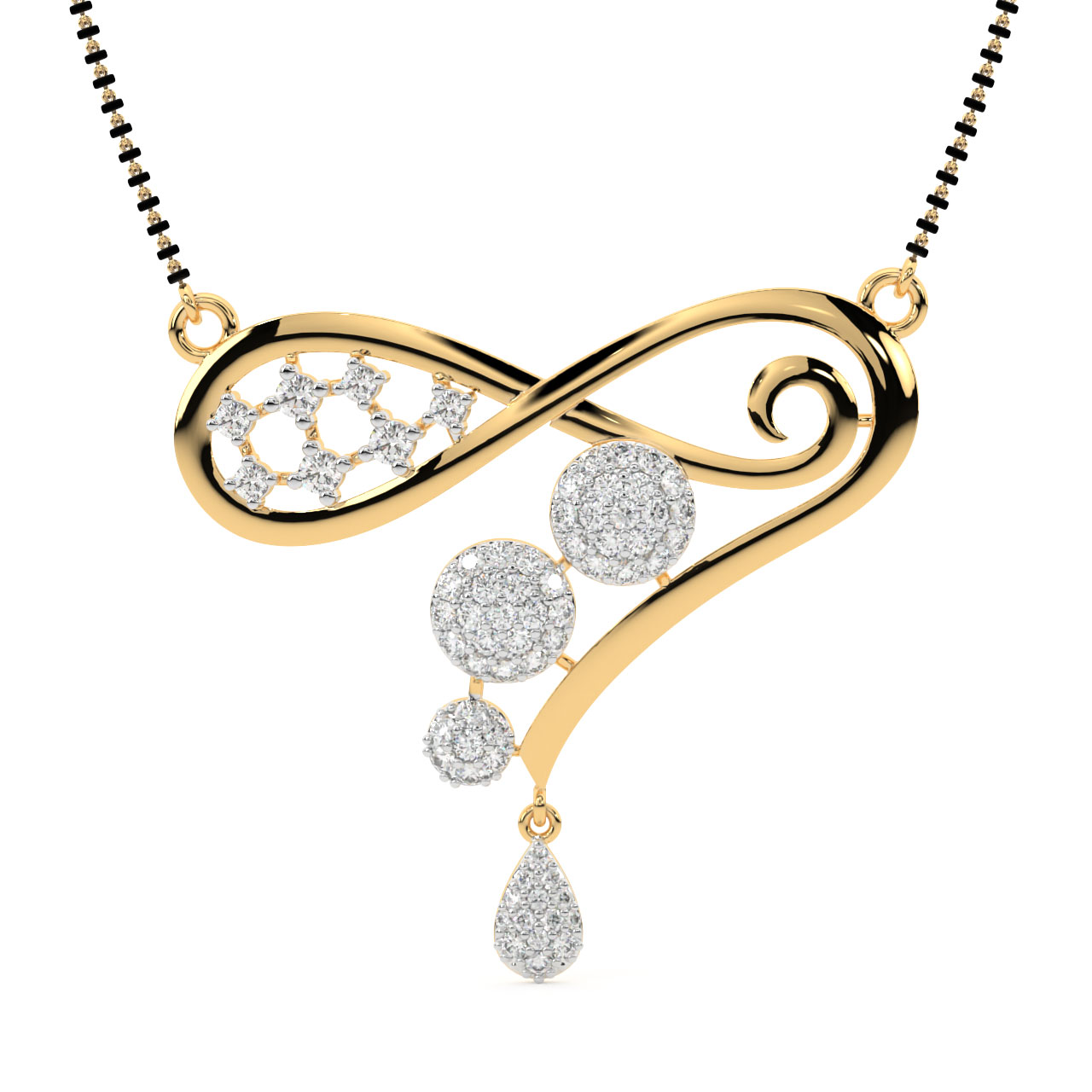 Mangalsutra Design With Infinity Shape