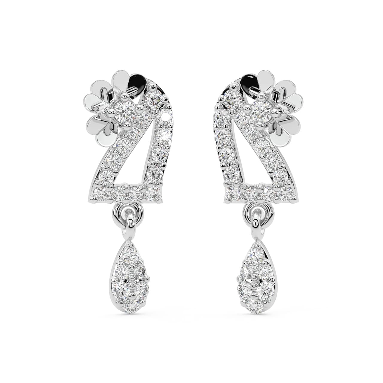 Eder Round Diamond Earrings