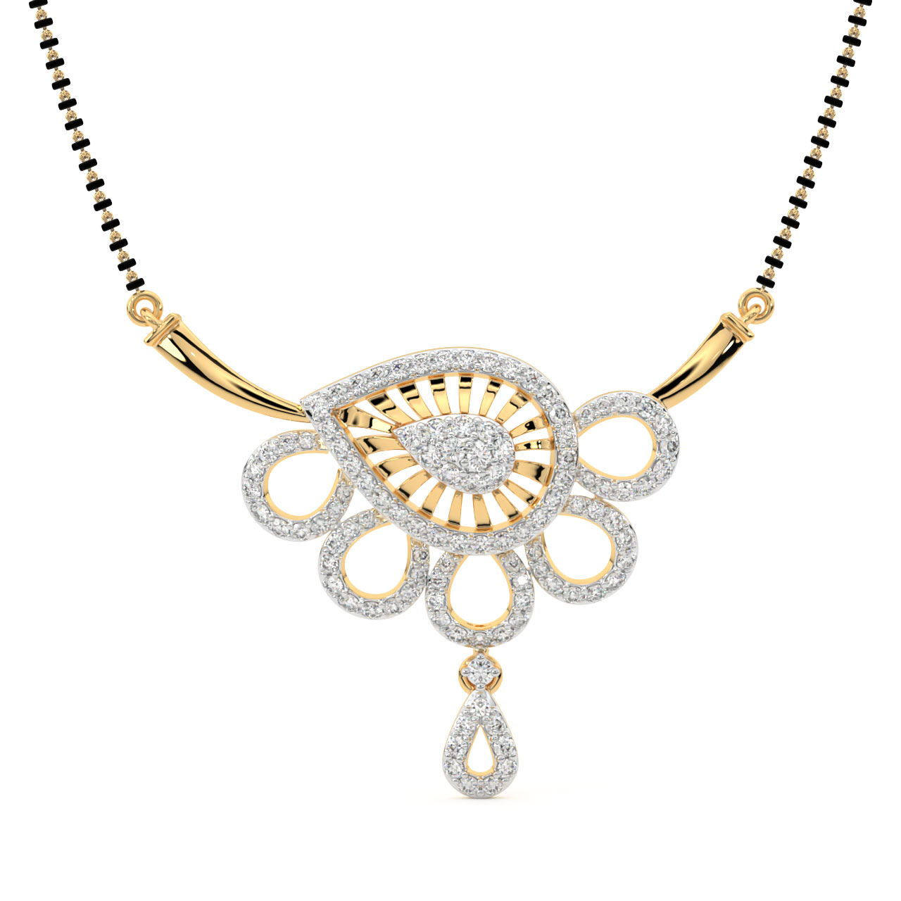 New Mangalsutra Design In Diamond