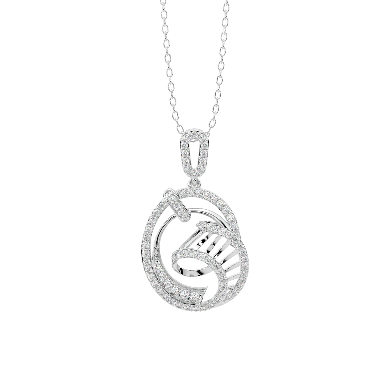 Thurle Round Diamond Office Wear Pendant