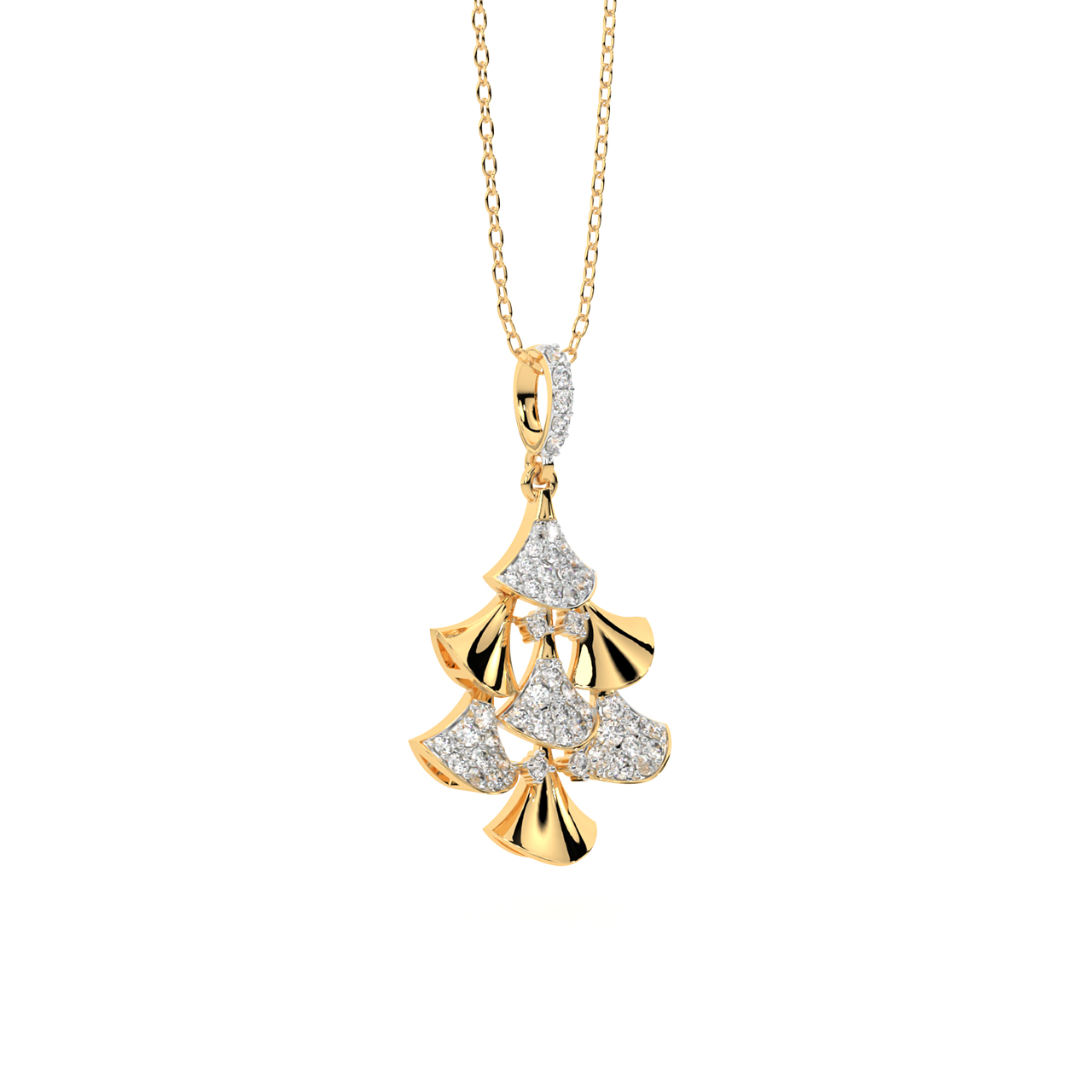 Torey Round Diamond Office Wear Pendant