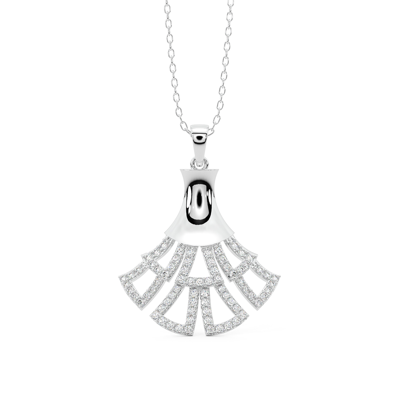 Rian Round Diamond Office Wear Pendant