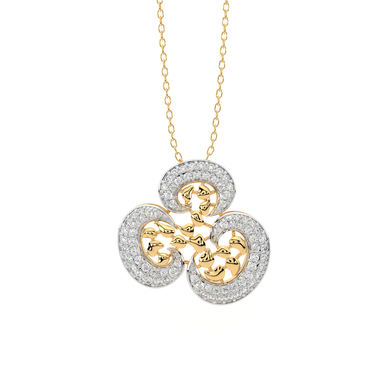 Carroll Round Diamond Pendant