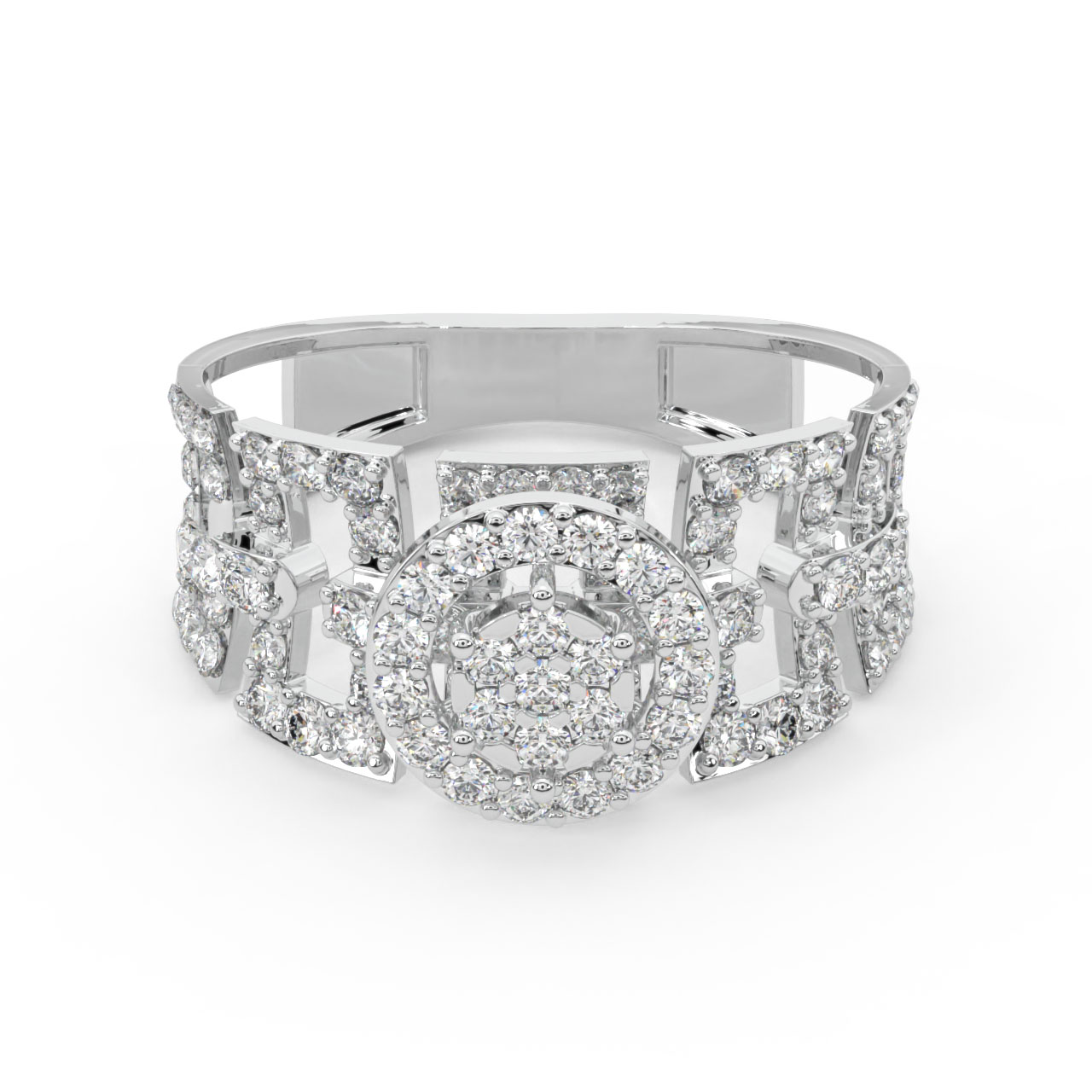 Howard Round Diamond Engagement Ring