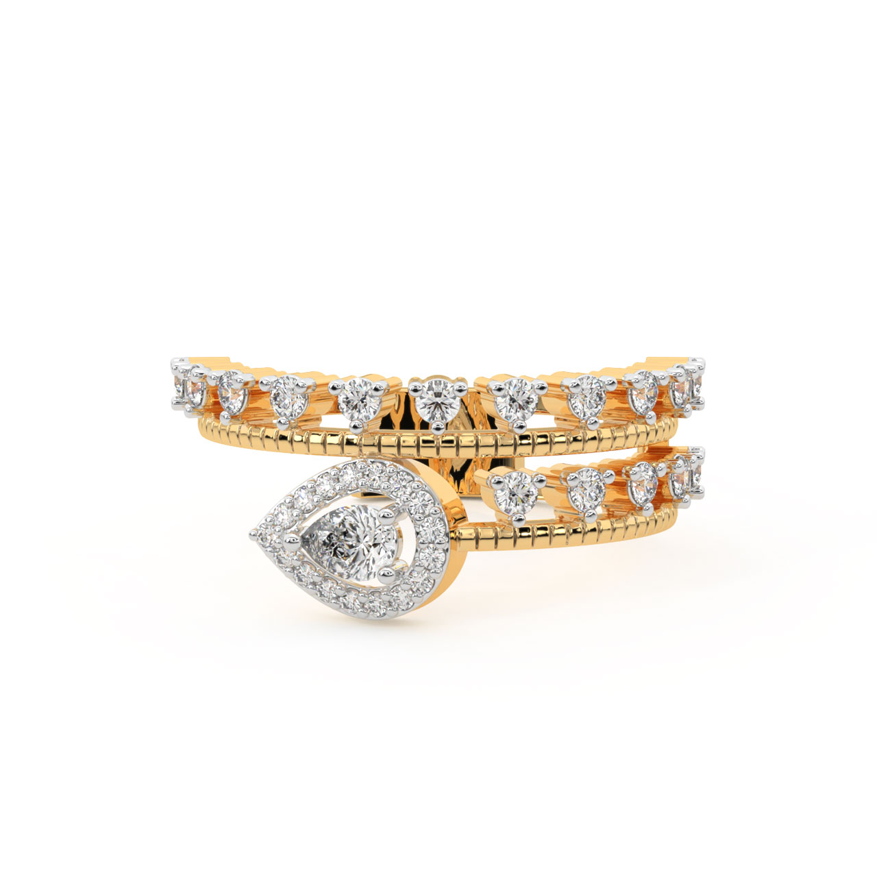 Sheena Round Diamond Engagement Ring