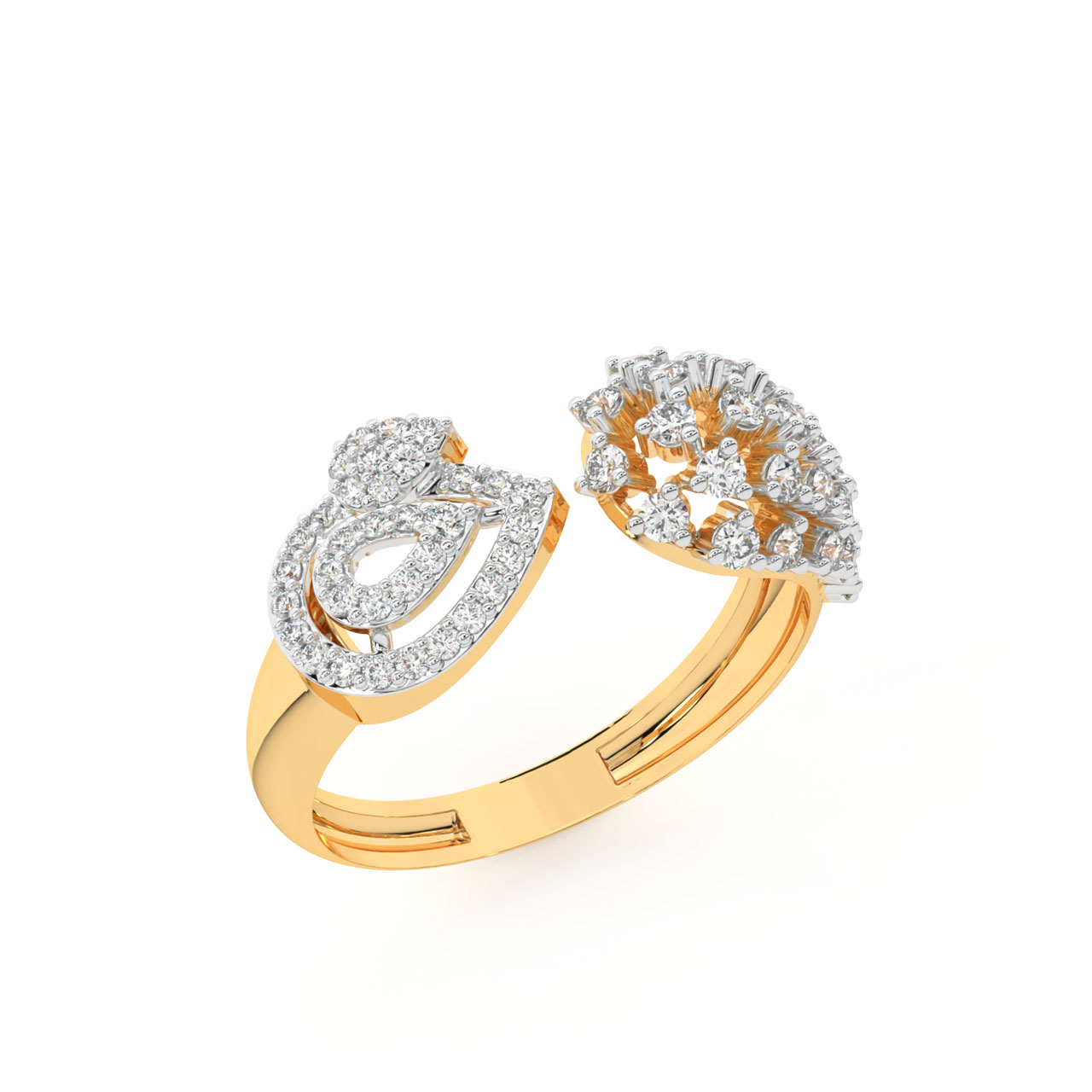 Tifara Round Diamond Engagement Ring