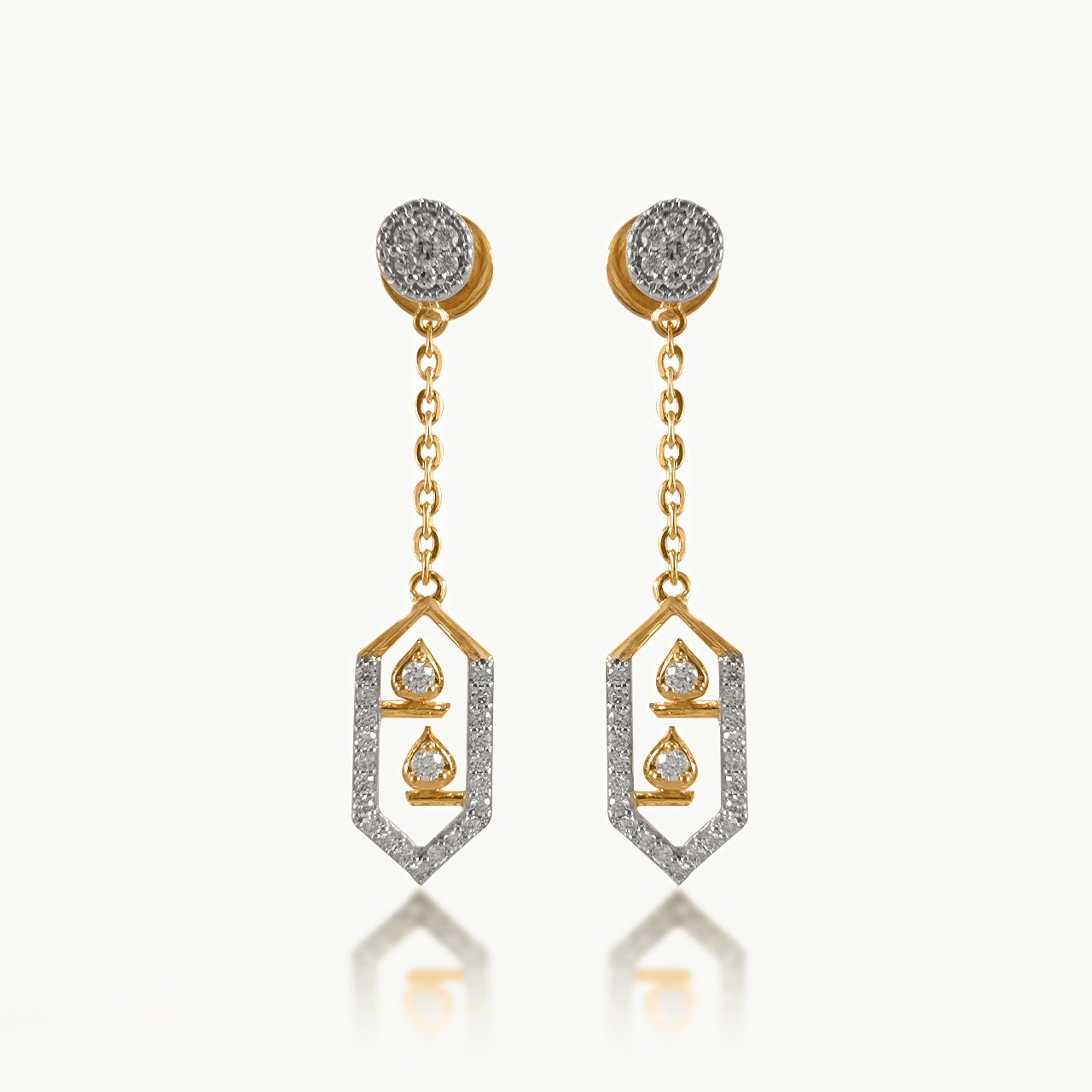 Ethereal Grace Diamond Danglers