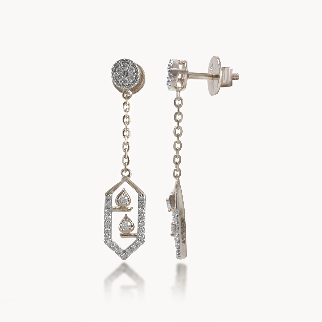 Ethereal Grace Diamond Danglers