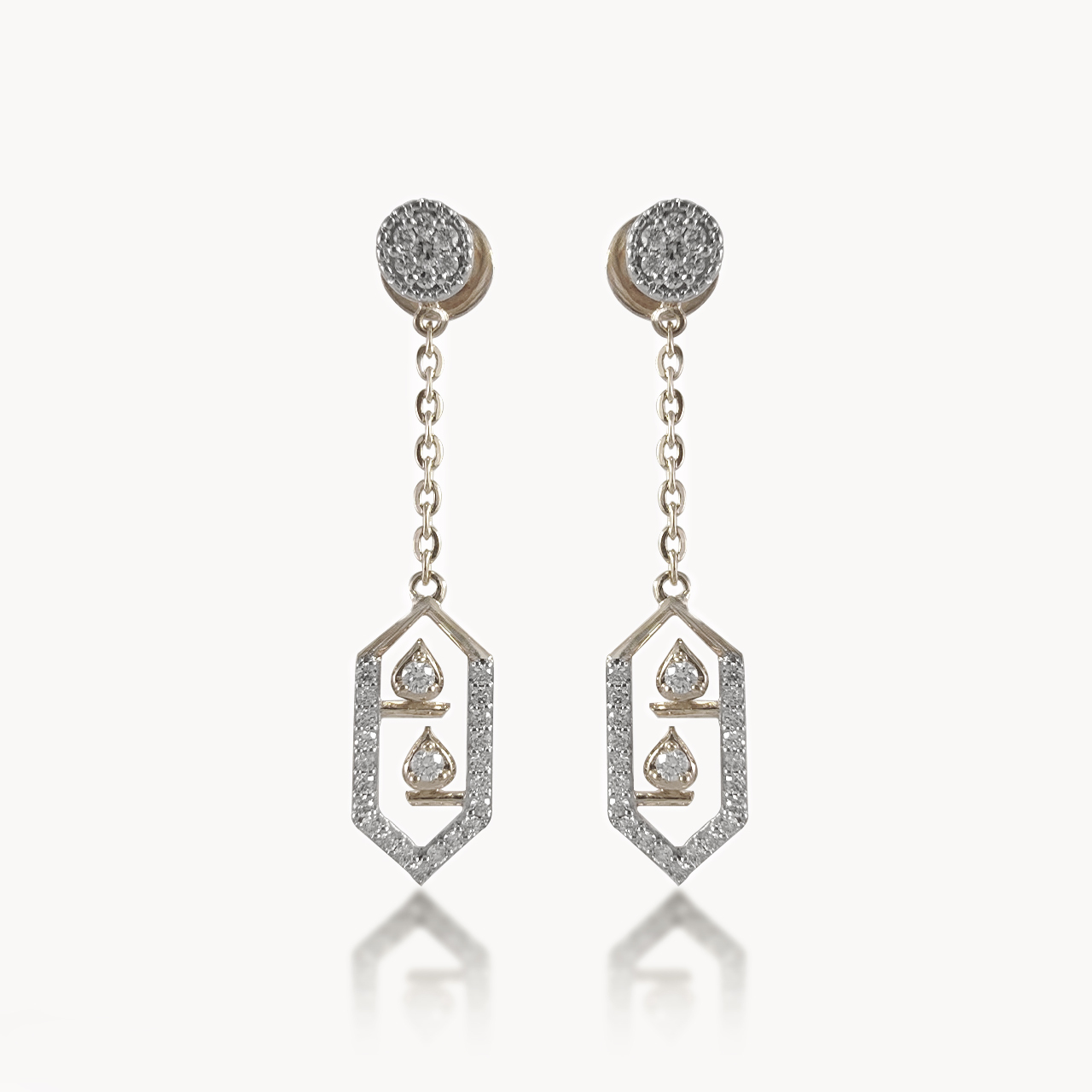 Ethereal Grace Diamond Danglers