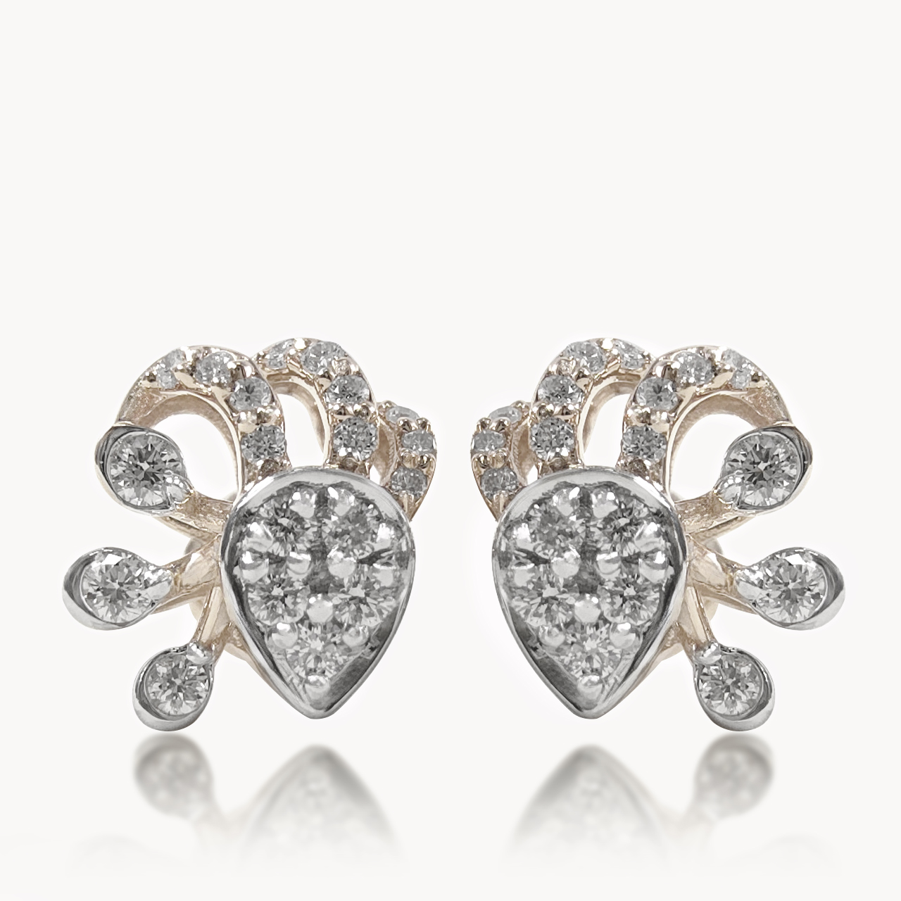 Mystic Flora Diamond Studs
