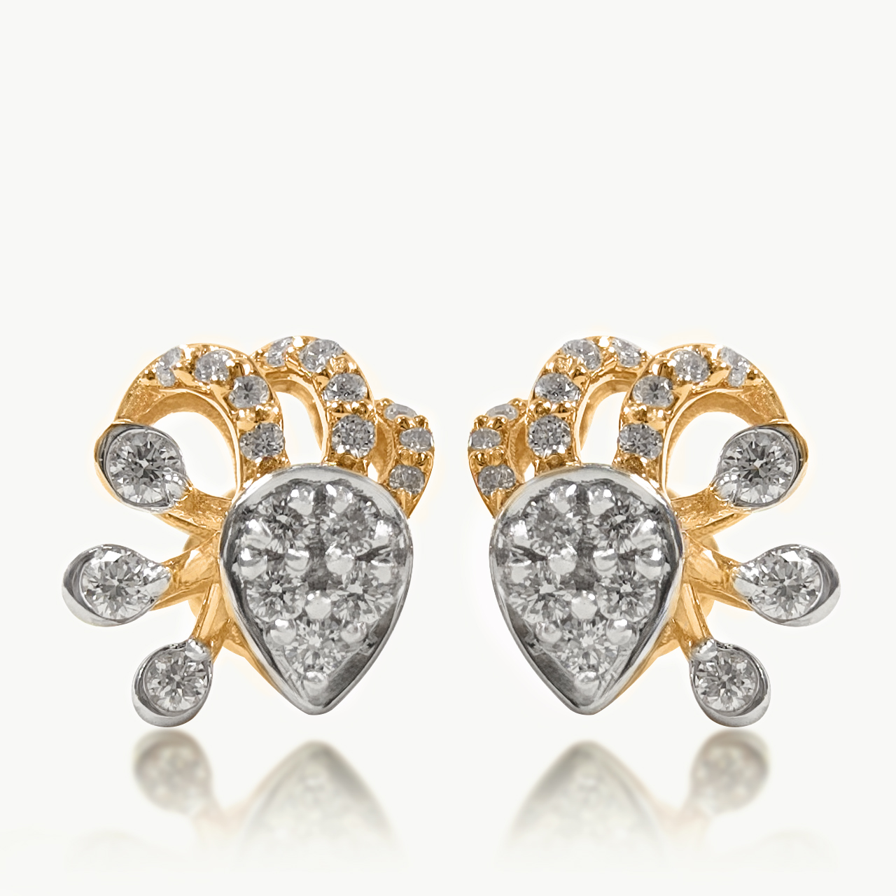 Mystic Flora Diamond Studs