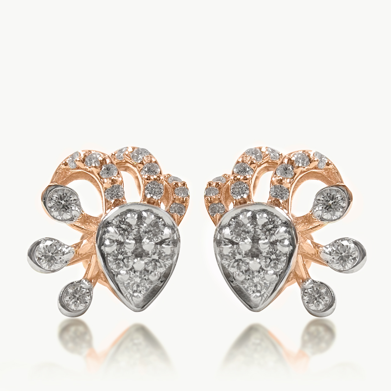 Mystic Flora Diamond Studs