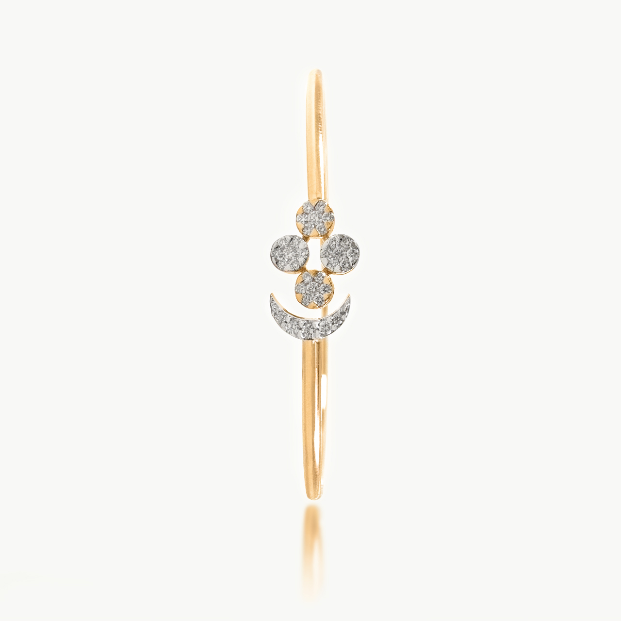Elipse Charm Diamond Bracelet