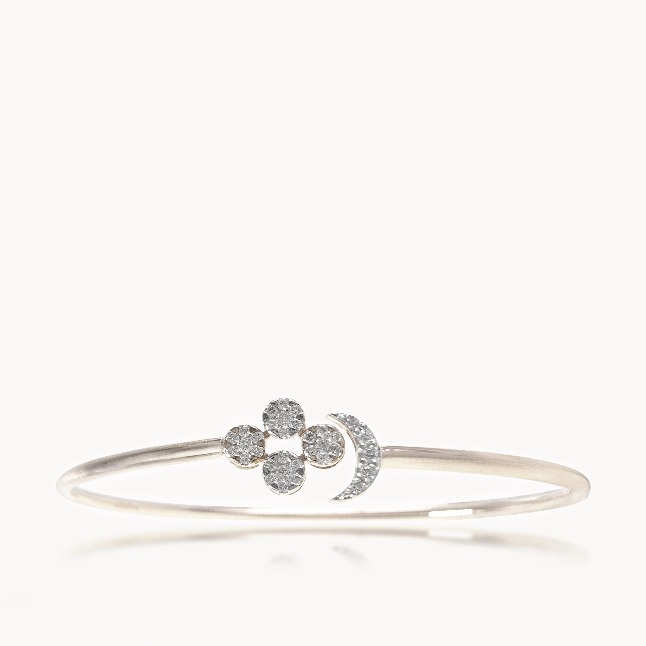 Elipse Charm Diamond Bracelet