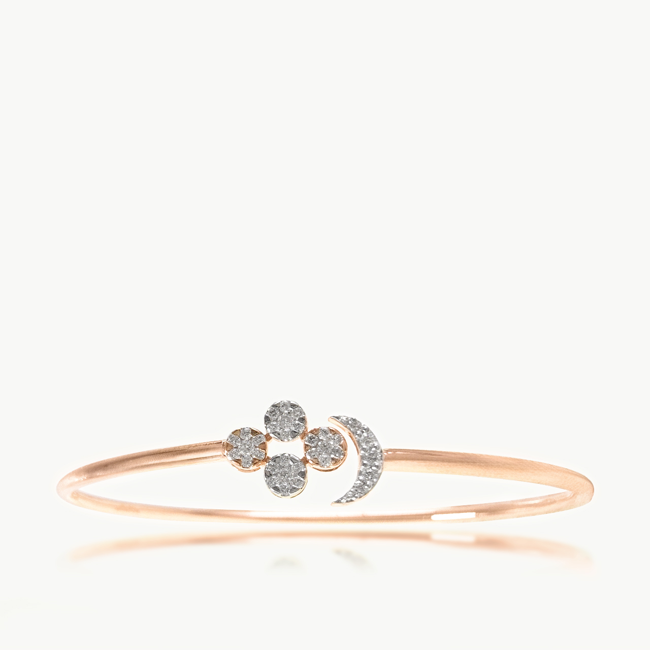 Elipse Charm Diamond Bracelet
