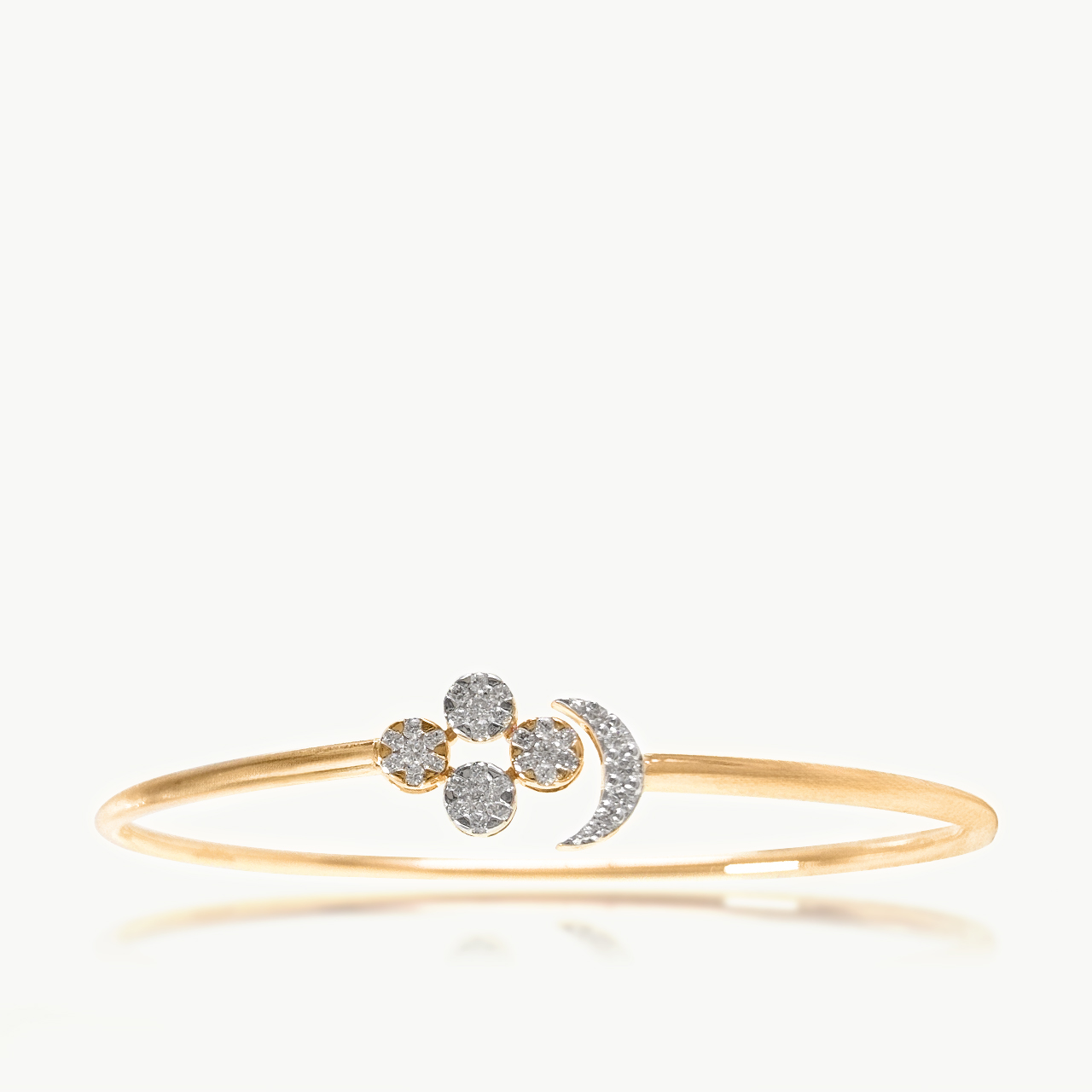 Elipse Charm Diamond Bracelet