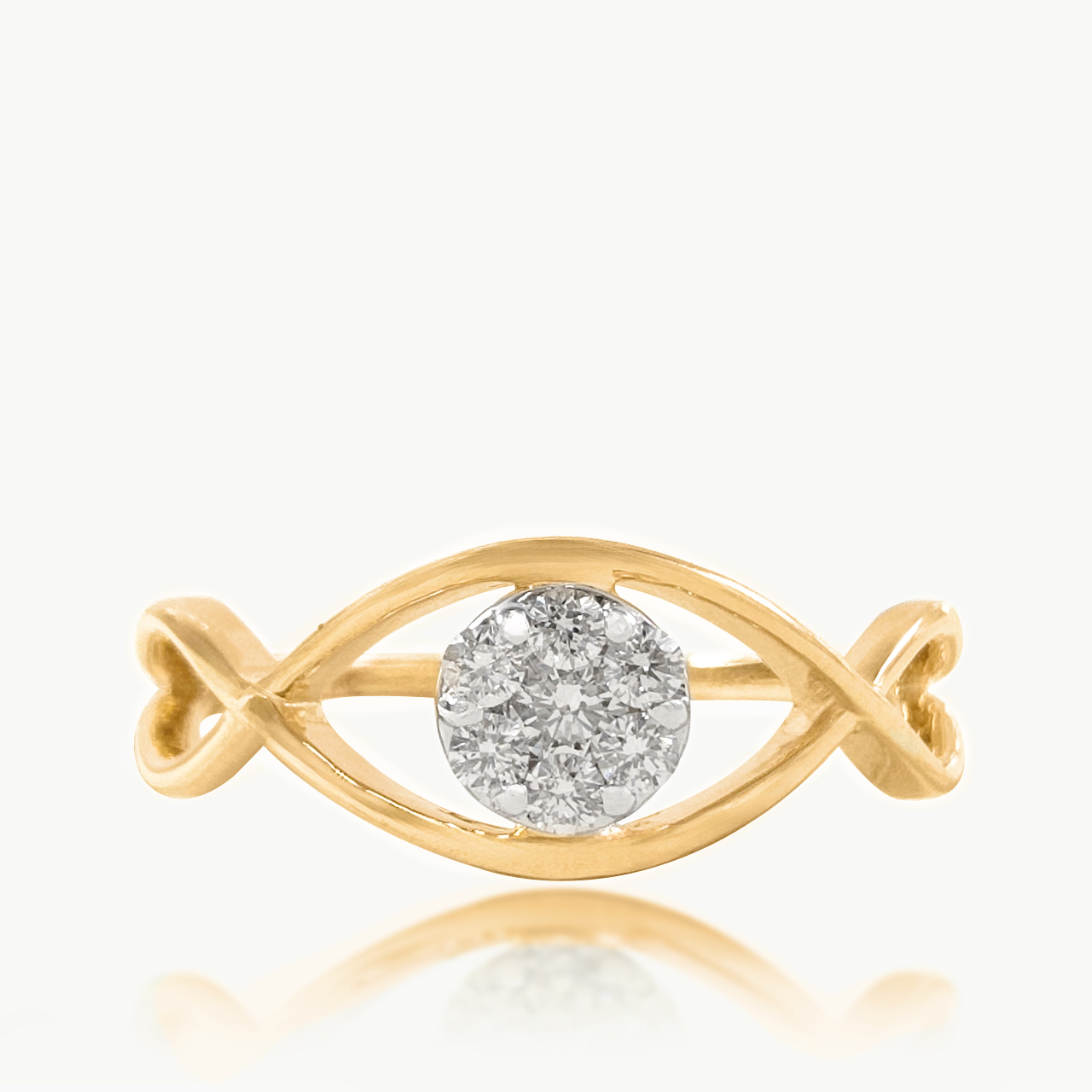 Oval Aura Diamond Ring