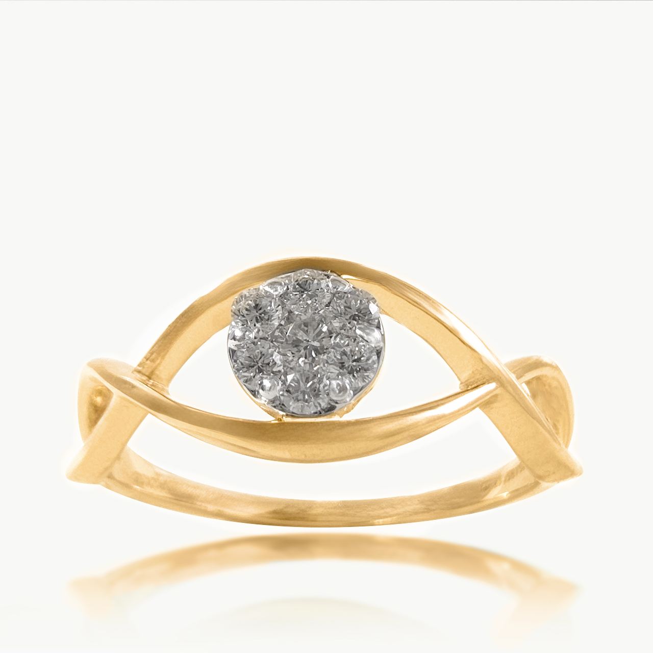 Oval Aura Diamond Ring