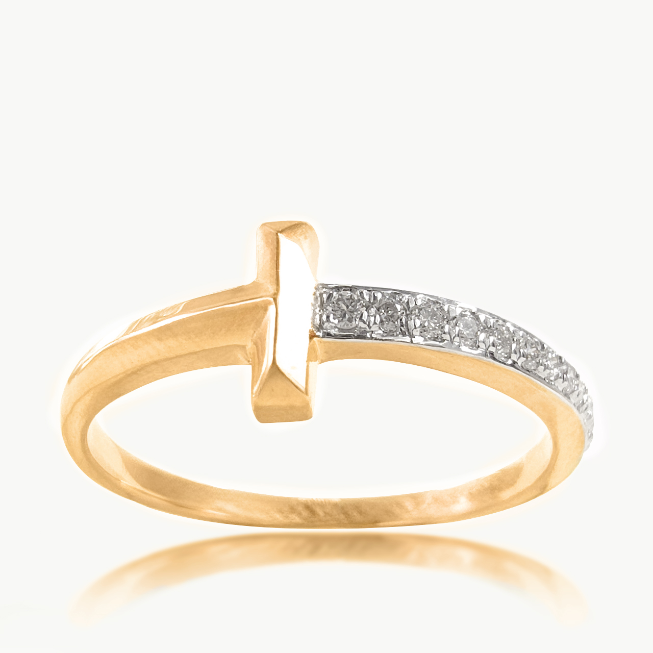 T-bond Diamond Ring