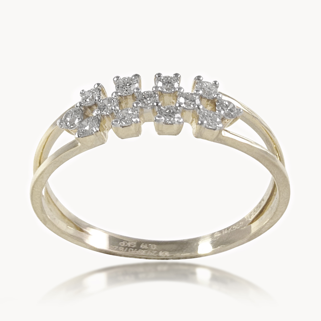 Twilight Spark Diamond Ring