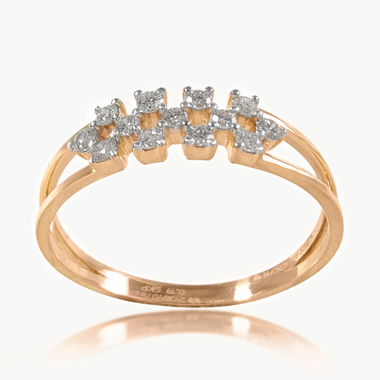 Twilight Spark Diamond Ring